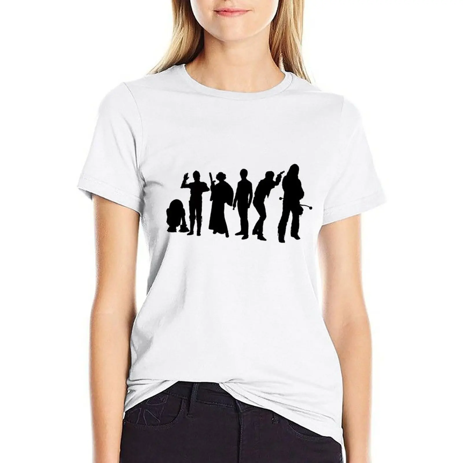 Millenium Falcon Crew T-Shirt Western T-Shirt Dress Per Donna Abbigliamento Donna T-Shirt Donna