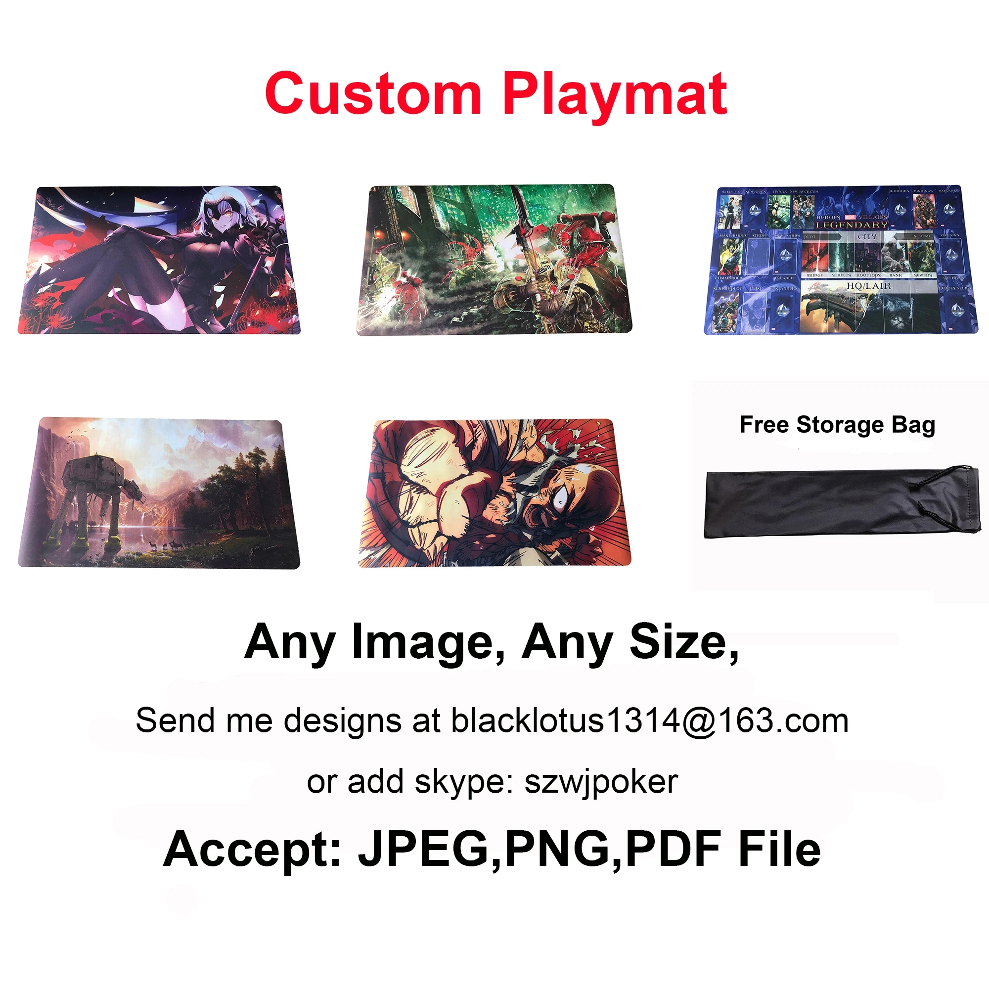 Customized Oem Gamemat Mouse Mat Any Image Any Size Is Ok For Board Games Mgt/Pkm/Ygo/Batterfield Is Ok Large Big Mouse Pad