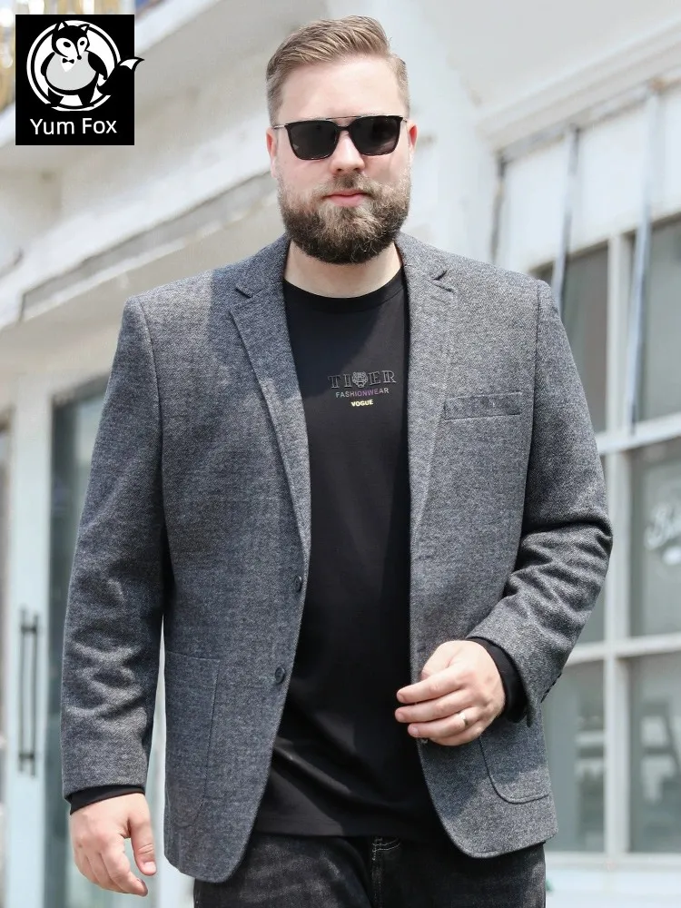 Baisheng Fox Large Spring And Autumn Fat Gentleman Banchetto Suit