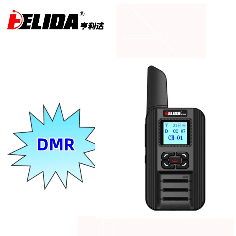 F711 2W Dmr Mini Walkie Talkie, Adattato A Motorola Hyt, Radio Bidirezionale