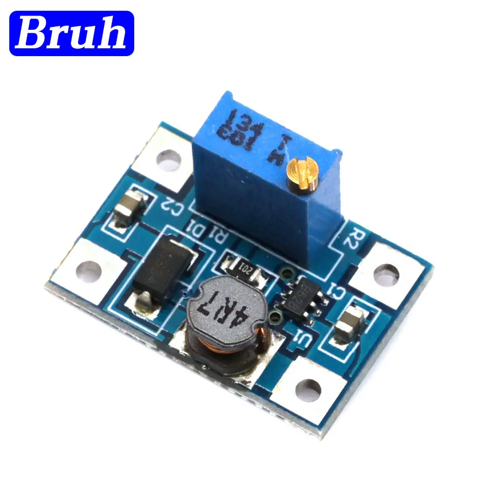 Dc-Dc Modulo Di Alimentazione Regolabile Step-Up Da 2-24V A 2-28V Convertitore Boost Step-Up 2A Sx1308