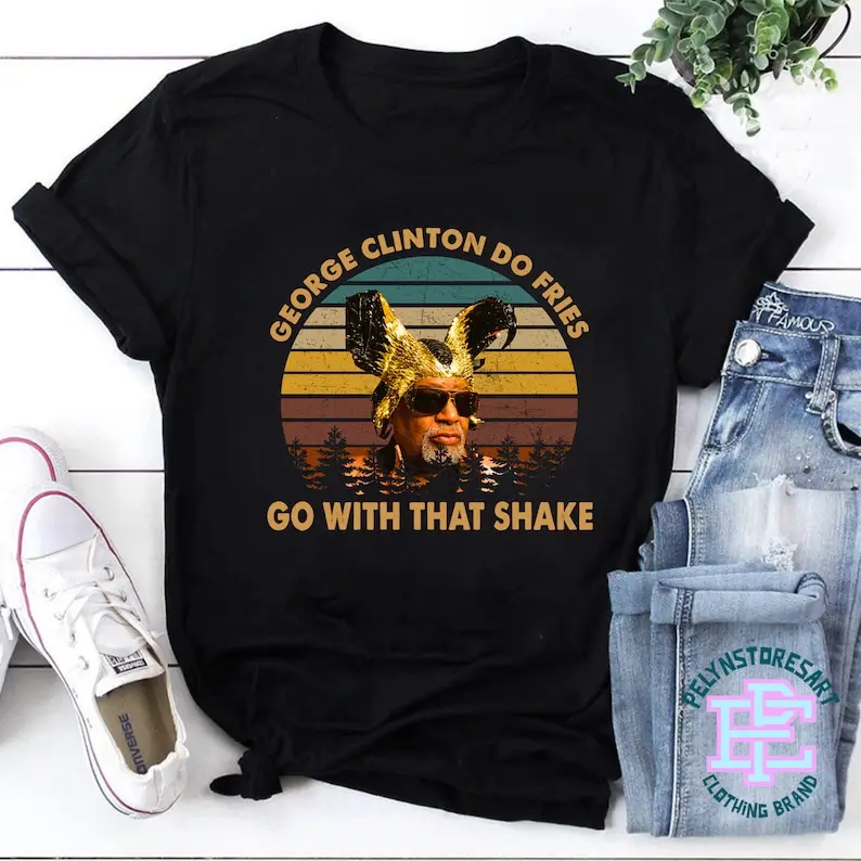 T-Shirt George Martin, Do Fries Go With That Shake Shirt, T-Shirt Unisex George Martin Martin, T-Shirt Vintage, Regalo F