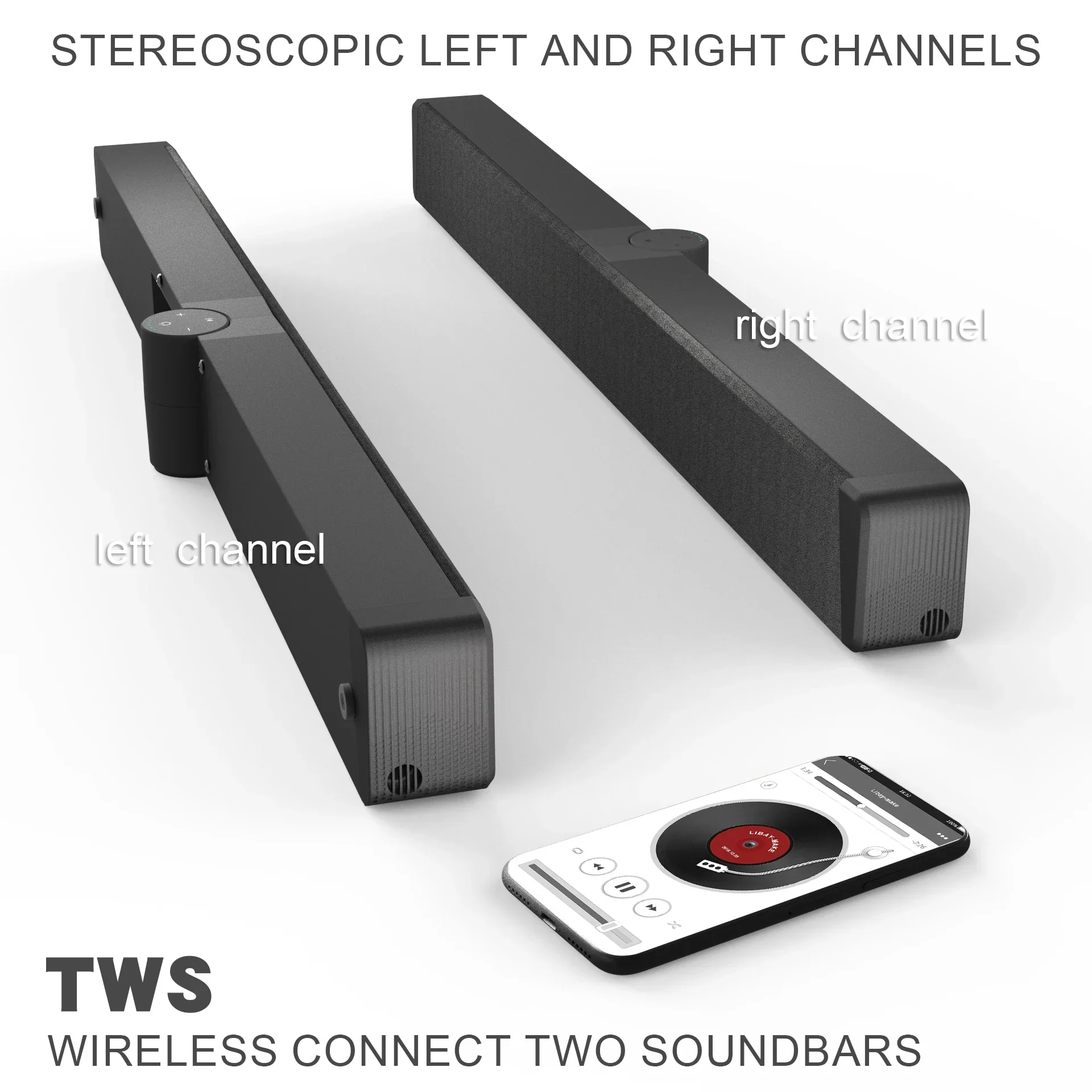 Nuovo Bs-53 Altoparlante Bluetooth Pieghevole Transfrontaliero Multimedia Long Bar Sound Blaster Aux 3.5 U-Disk Play Radio Fm Fibra Ottica