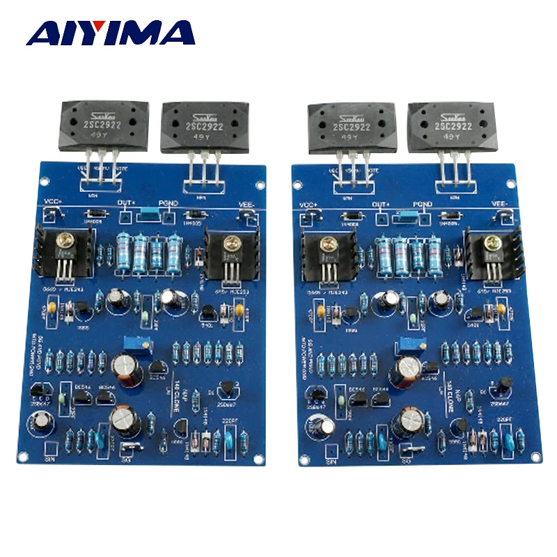 Aiyima Naim Nap140 Amp Clone Kit 2 Sc2922 Amplificatore Di Potenza Kit Amplificatore Stereo Amp 2.0 Canali Altoparlante Suono Amplifica 2 Pezzi
