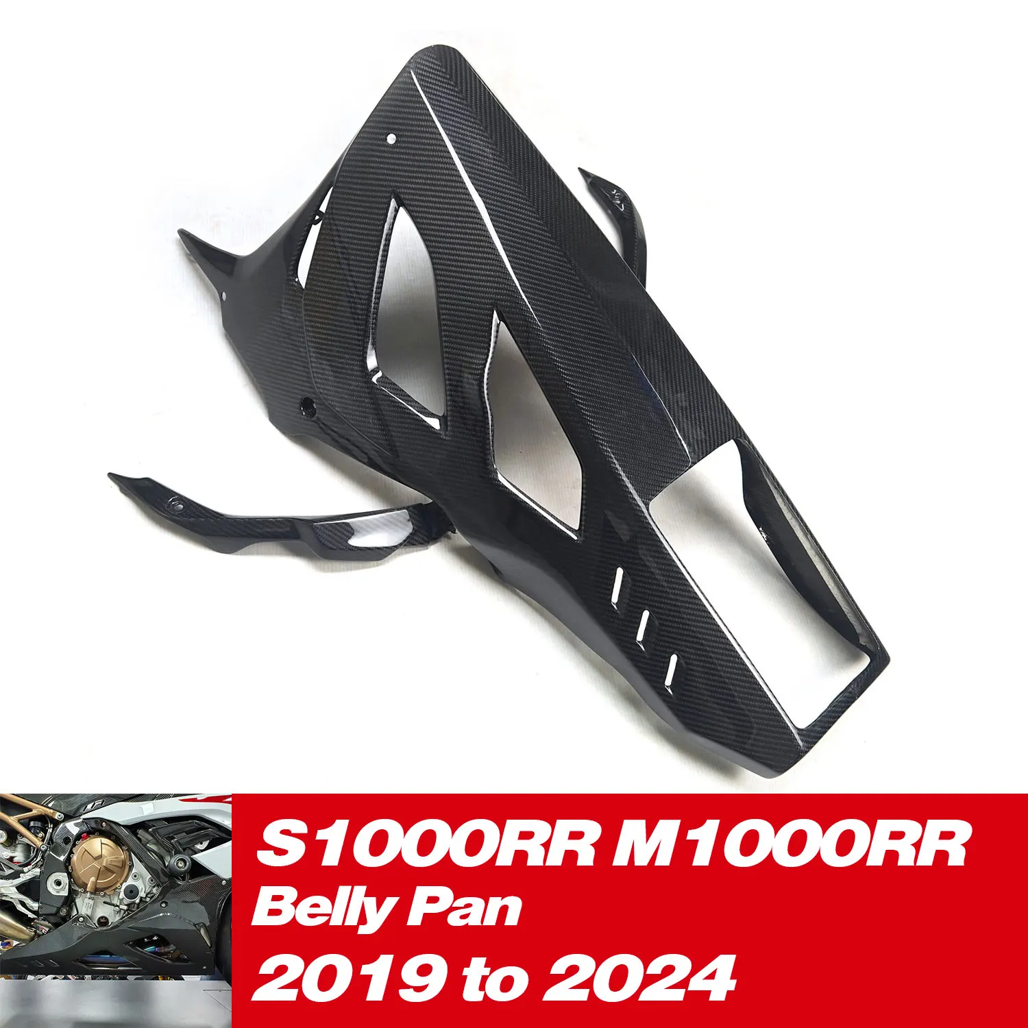 Fibra Di Carbonio Puro Per Bmw S1000Rr M1000Rr 2023 2024 Belly Pan