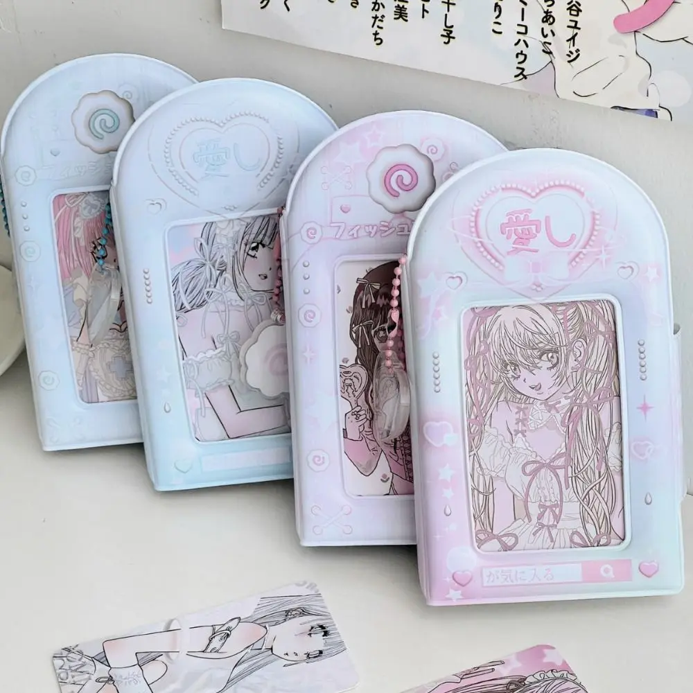 Ins Pink Photo Album Korea Idol Star Chasing Binder Photocard Holder 3 Pollici Home Collecting Book Album