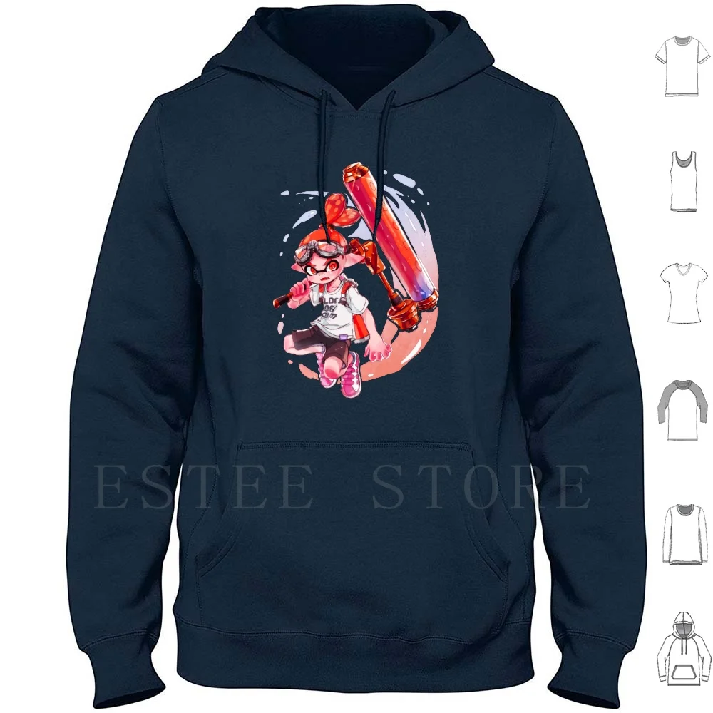 Splatoon 2 Felpe Con Cappuccio Splatoon Splatoon 2 Splatoon 3 Splatoon Personaggi Splatoon Splatoon Art Splatoon Anime