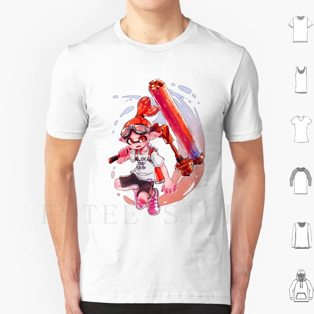 Splatoon 2 T Shirt Print Cotton Splatoon Splatoon 2 Splatoon 3 Splatoon Personaggi Splatoon Splatoon Art Splatoon Anime
