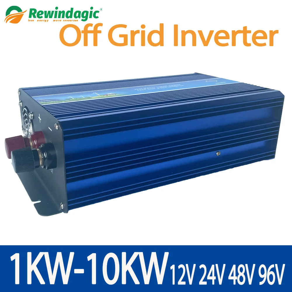 Nuova Onda Sinusoidale Pura 1Kw-10Kw Monofase Onda Sinusoidale Pura Off Grid Turbina Eolica Inverter Solare 12V ~ 96V Dc 100 ~ 240 V Uscita Ac
