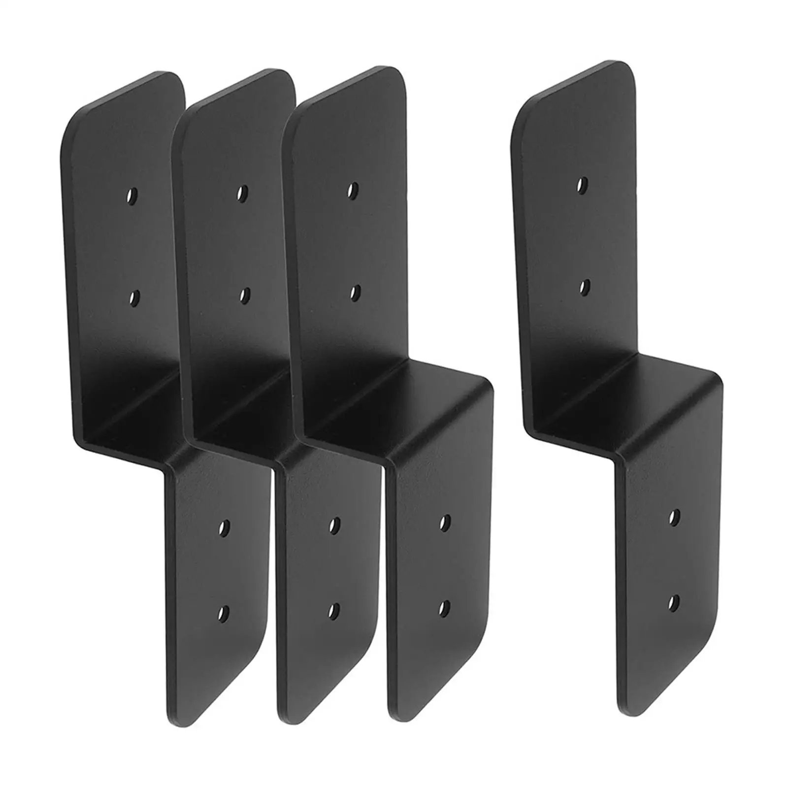 4 Pezzi Post-To-Beam Z Staffe Deck Joist Tie Plate Per Trusses Shed Roofing