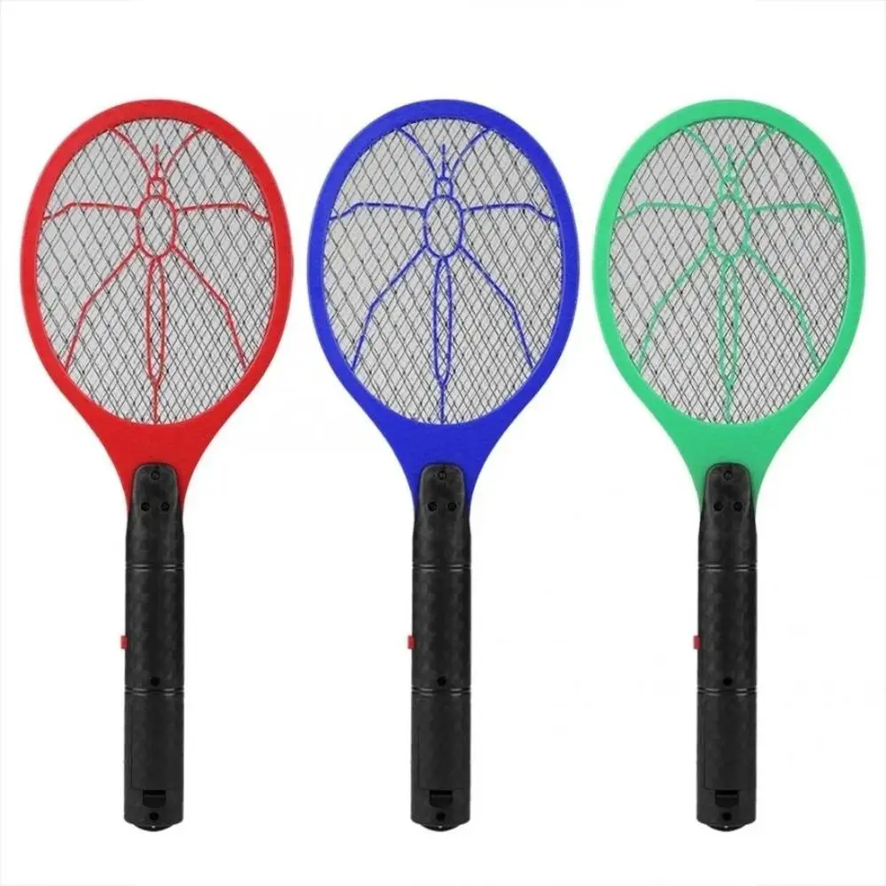 Racchetta Elettrica Per Insetti In Plastica Mosquito Wasp Rosso Giallo Blu Swatter Bug Portable Mosquitos Killer Outdoor Indoor