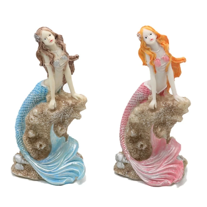 Acquari Decorazione In Resina Acquari Paesaggi Sirenette Statua