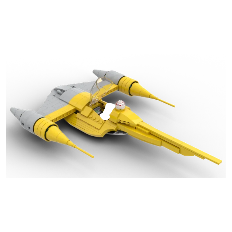 Moc Space Series Building Block Model Theed N-1 Naboo Starfighter High Tech Armi Parts Set Originalità Dly Kids Gift