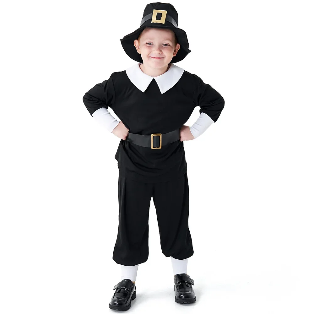 Costume Da Palcoscenico Per Bambini Cosplay Trapper Robin Hood
