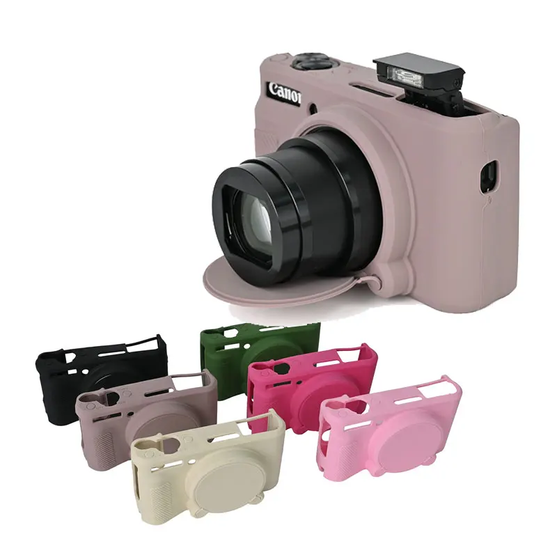 Custodia Morbida In Silicone Custodia Per Fotocamera Skin Per Canon Powershot Sx730 Sx740 Sx740Hs Custodia Per Fotocamera In Gomma