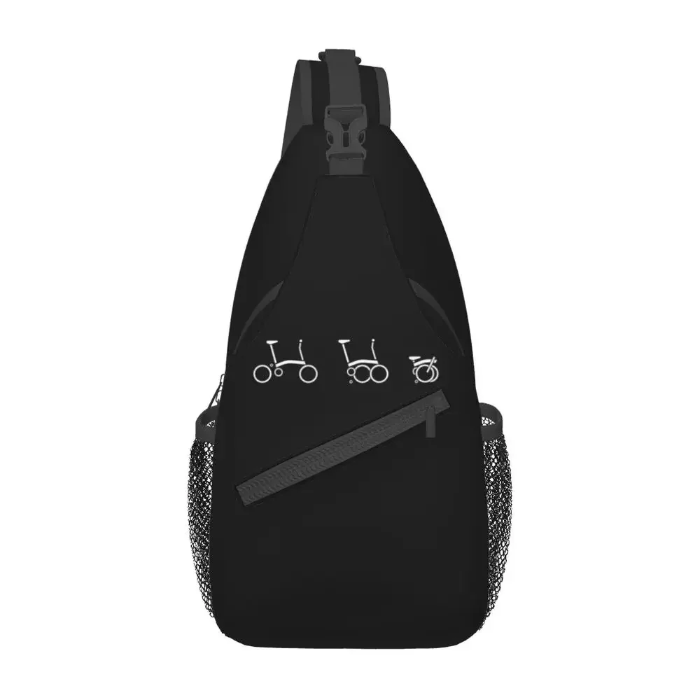 Bromptons Bike Sling Chest Crossbody Bag Uomo Cool Spalla Zaino Per L'Escursionismo