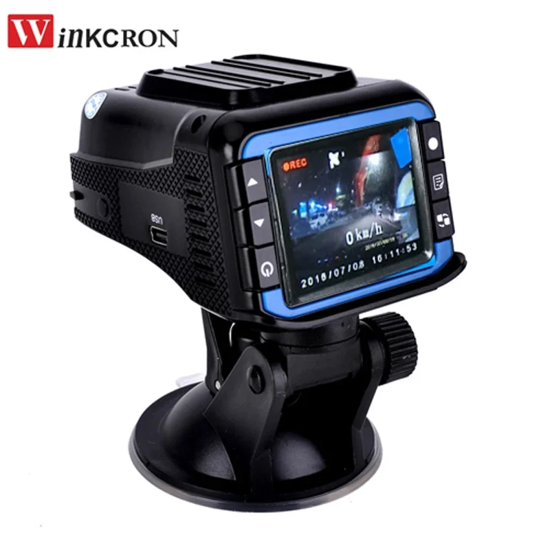 Best 2 In 1 Car Dvr Camera Radar Detector (Russo E Inglese) Dash Cam Videoregistratore Anti Radar G-Sensor Videoregistratore