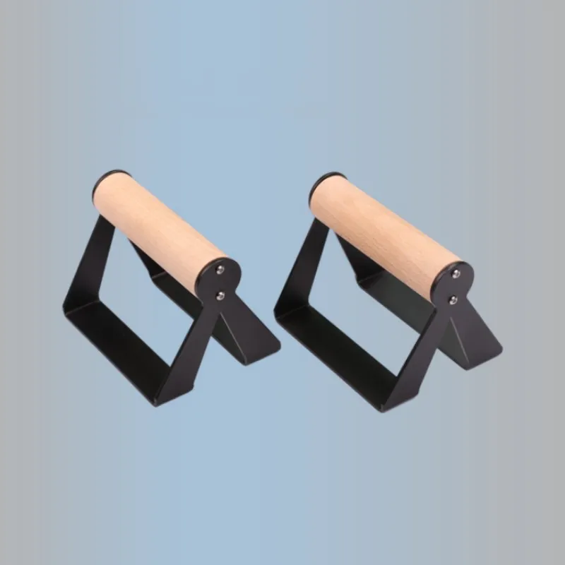 Barre Push-Up In Legno Barre Per Maniglie Push-Up Antiscivolo In Acciaio Per Impieghi Gravosi Per Calisthenics Fitness Floor Allenamenti Parallettes