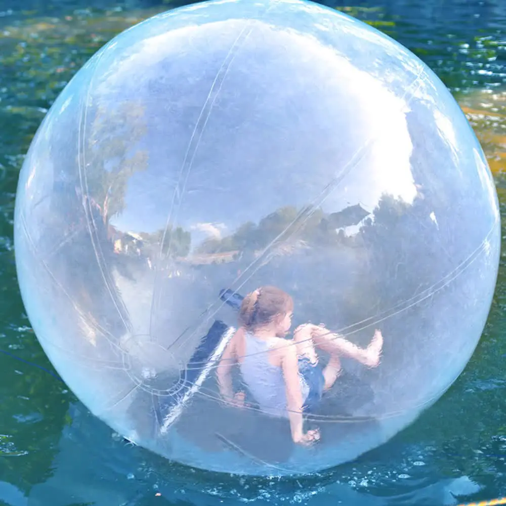 Spedizione Gratuita Water Walking Ball Germany Tizip Zipper Gonfiabile Water Zorb Ball Walk On Roller Wheel Pvc Water Balloon Toy Ball