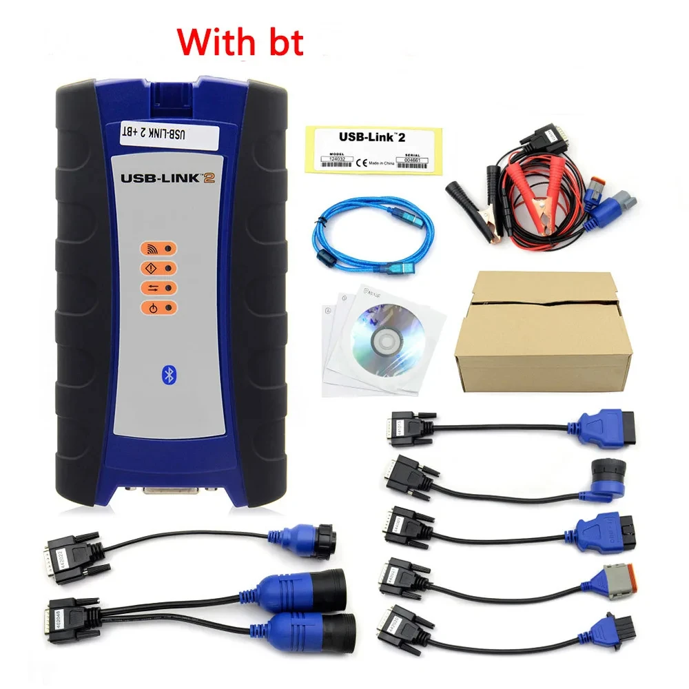 Nexiq-2 Usb Link Bluetooth Per Camion Pesanti Obd2 Diagnostic Per Nexiq Bt Version Obd Fault Detector Motore Diesel Large Pack