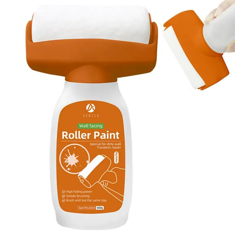500G Rullo Di Riparazione Della Parete Vernice Della Parete Riparazione A Base D'Acqua Rete Di Vernice Vernice In Lattice Per Uso Domestico Rullo Picc