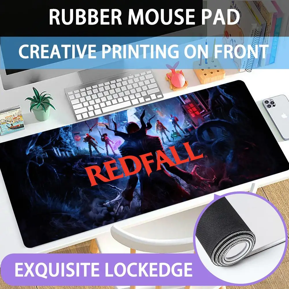 Horrible Redfall Mouse Pad Large Rubber Mouse Pad With Lock Edge Computer Gamer Hd Printing Desk Pad Keyboard Pad