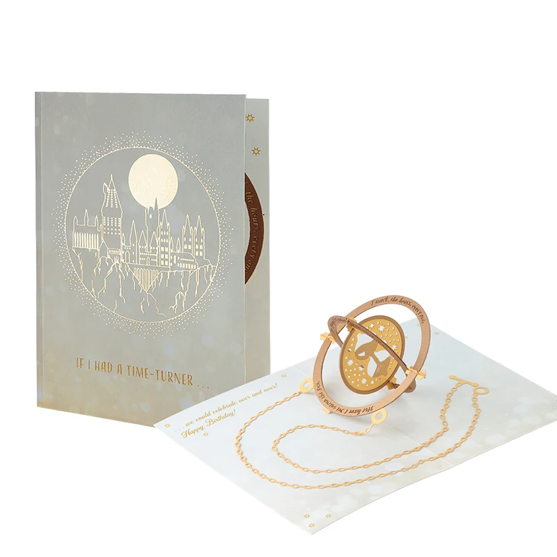 Harry Potter Circostante Anime 3D Biglietto Di Auguri Regalo Di Compleanno Per I Fan Di Harry Potter Hogwarts Express Train Hedwig Hits Willow
