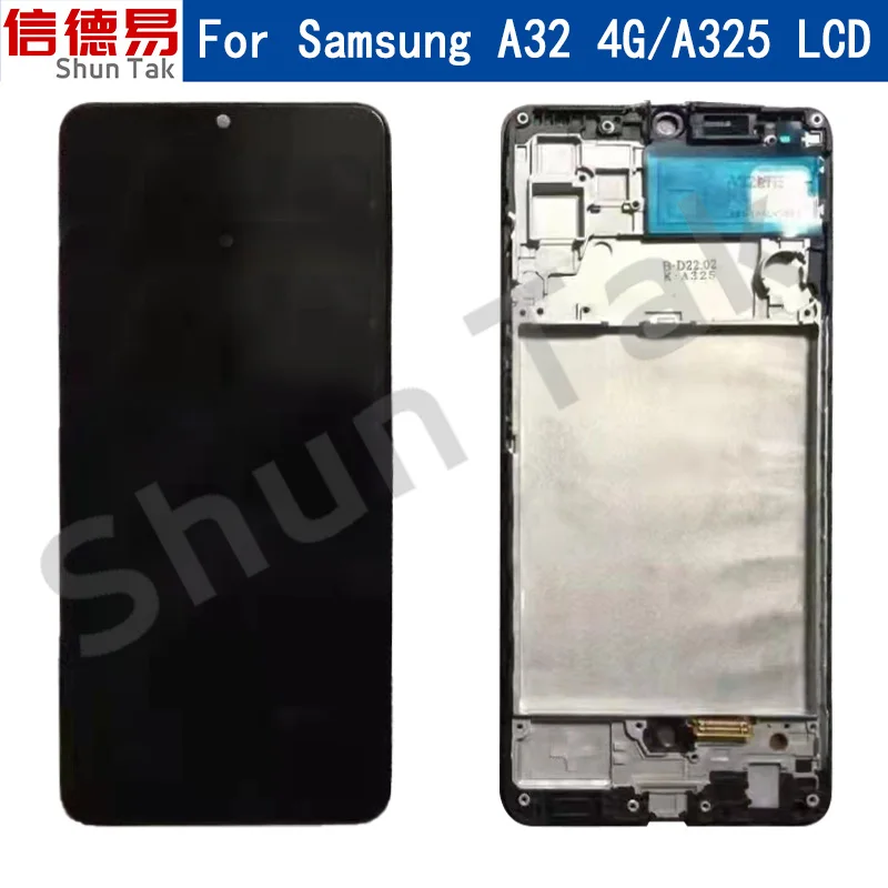 Oled Per Samsung A32 4G A325 Sm-A325F Display Per Samsung A32 4G Sm-A325M A325G Lcd Touch Screen Per Samsung Galaxy A32 4G Lcd