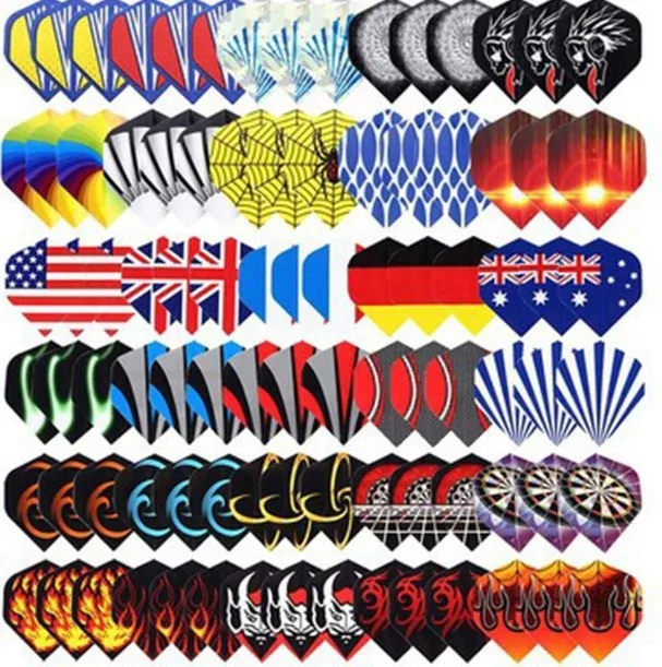 77/90Pcs Cool Standard Dart Voli Nice Darts Flight Dardos Feather Outdoor Wing Tail Modello Misto