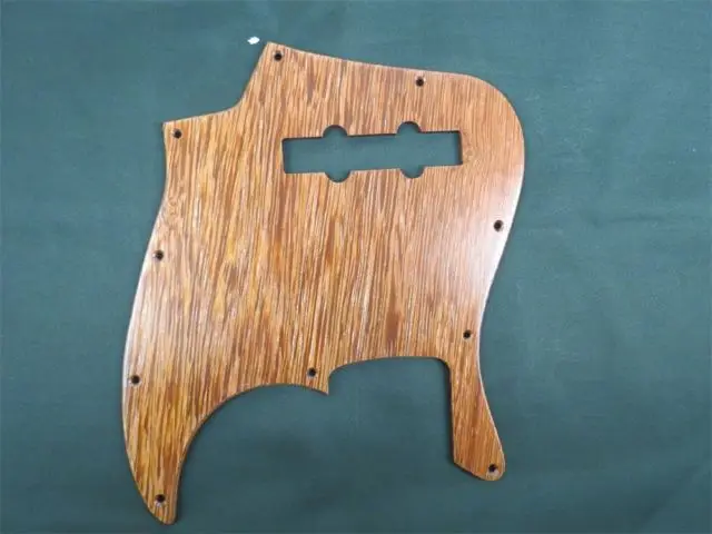 1 Pz Nice Hand Made Wenge Chitarra Pickguard #3553