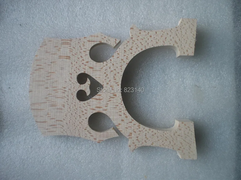 1 Pc Quality Maple Bass Bridge 4/4 Anni Wood Nice Grains