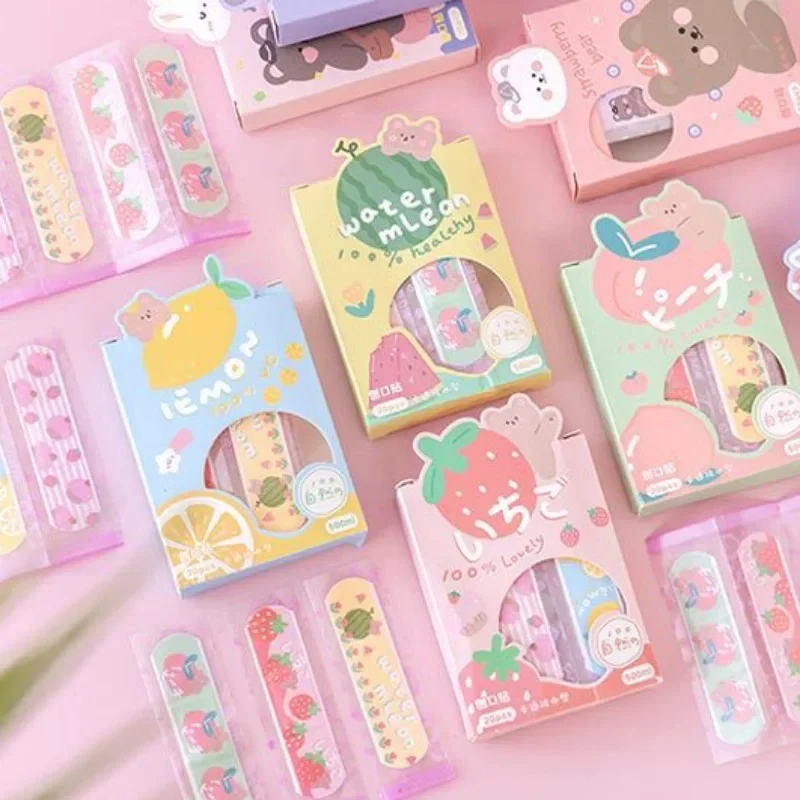 20 Pz/Scatola Nice Day Cute Cartoon Animal Bandage Traspirante Quick Emostatic Bandage Kindergarten Kids Family First Aid Supplies