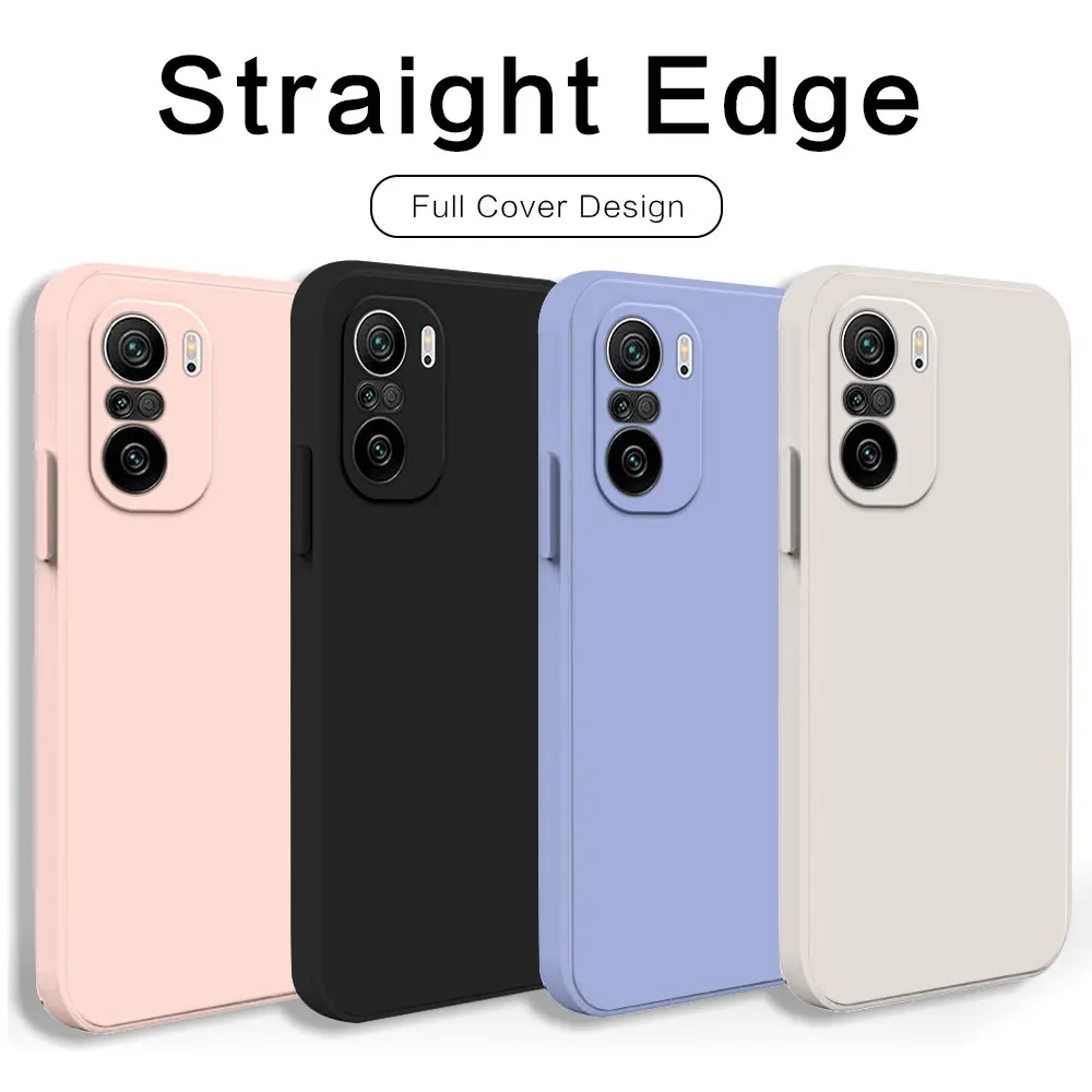 Per Xiaomi Mi 11I 11X Pro Custodia Per Xiaomi Mi 11X Pro Coque Cover Antiurto In Silicone Opaco Mi 11X Mi 11I Custodia Quadrata Per Telefono Funda