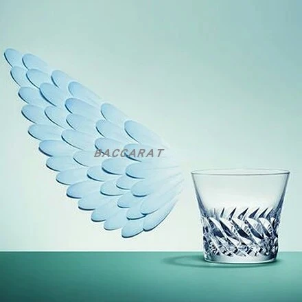 Angel Wing Whisky Tumbler Francese Baccarat Design Gloria Crystal Bicchiere Da Vino Intagliato Estetico Whisky Cup Luxury Xo Brandy Snifter