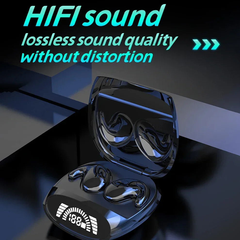 Sleep Invisible Earbuds Tiny Mini Headphones Hidden Noise Cancelling Tws Cuffie Wireless Sport Stereo Bluetooth 5.3 Auricolare