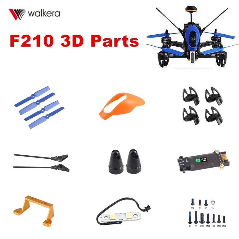 Walkera F210 3D Rc Drone Quadcopter Pezzi Di Ricambio Blade Motor Esc Landing Camera Power Board Flight Controller Caricatore Motore