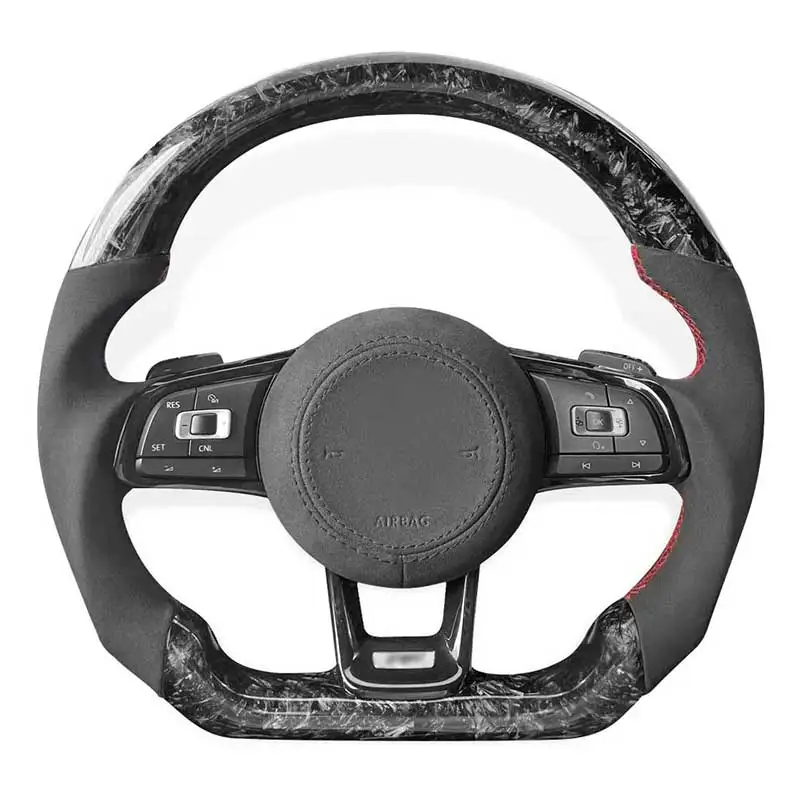 Volante Forgiato In Fibra Di Carbonio Per Volkswagen Vw Golf 7 Mk7 Touran Up New Polo Jetta Passat B8 Tiguan Volante Personalizzato