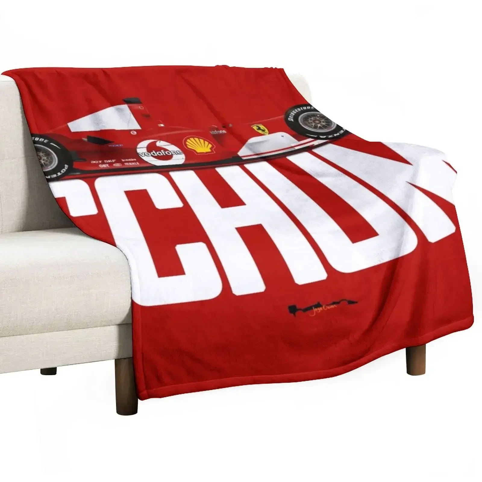 Michael Schumacher - F2004 Con Grande Testo Coperta Coperta Pelosa Carina Plaid Coperte