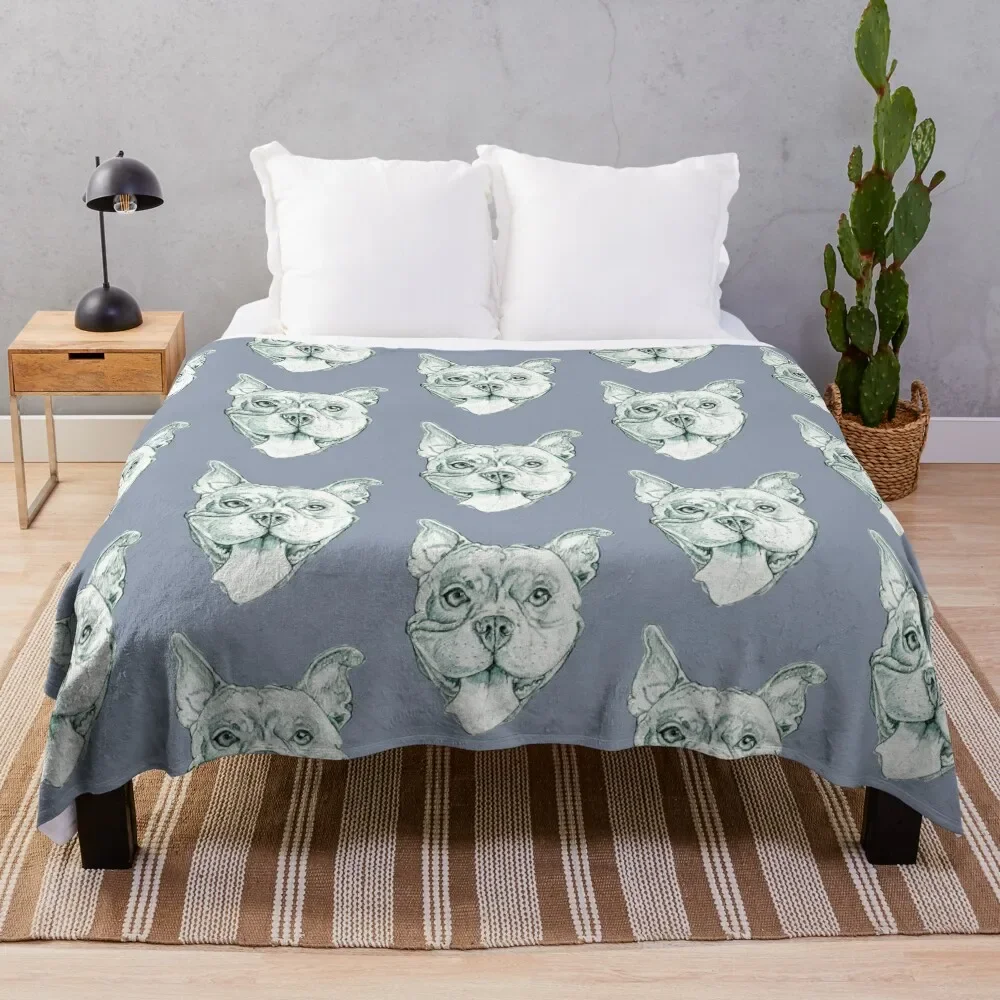 Happy Hippo Boy Throw Coperta Soffici Coperte Per Bambini