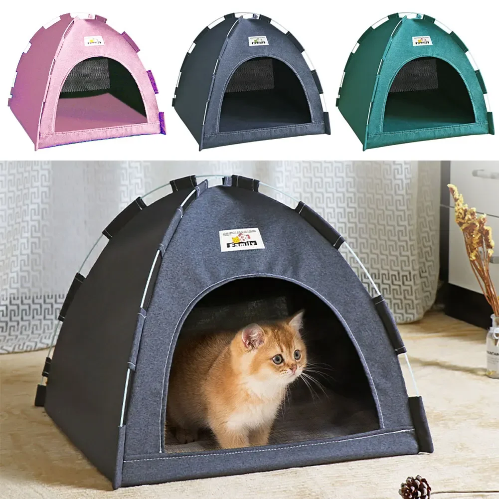 Pet Cat Tenda Cave Hut Cat Sleep House For Kitten Puppy Playpen Cage Basket Cat Nesk Kennel Small Dog House Bed Chihuahua