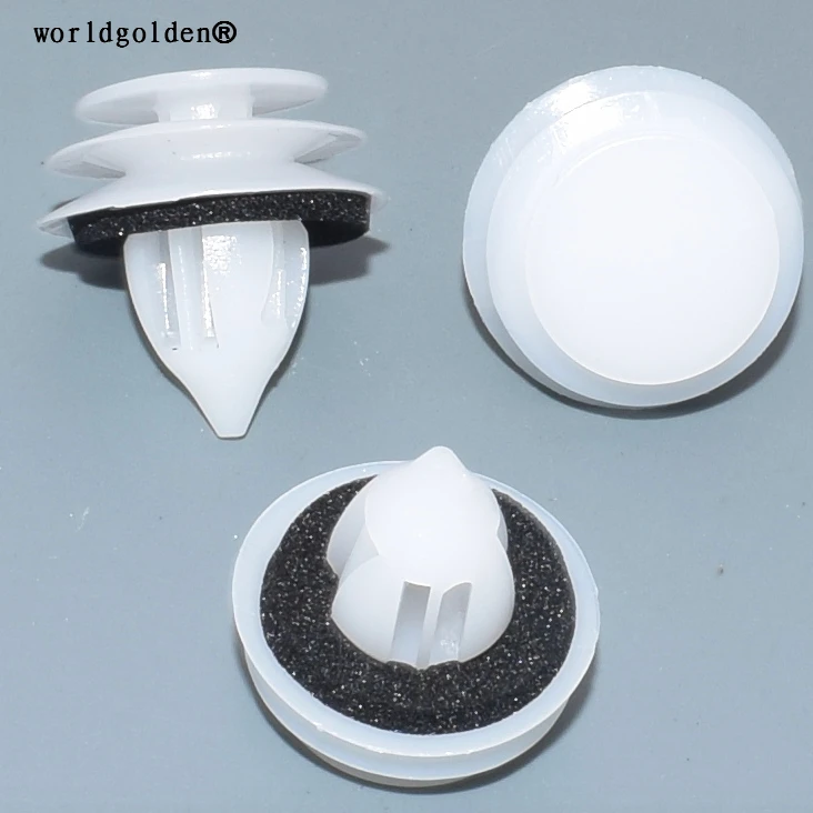 Worldgolden 100 Pcs Di Plastica Clip Di Front & Rear Door Trim Pannello Di Fermo Per Mazda # Gj6R-68-Abx (Gj6R68Abx)