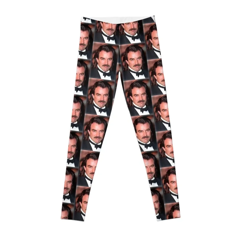 Leggings Tom Selleck Leggings Sportivi Per Ragazze Gym Womans Womens Leggings