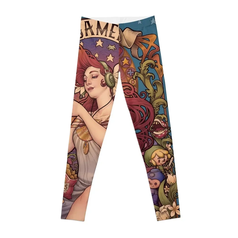 Gamer Girl Nouveau Leggings Joggers Per Le Donne A Vita Alta Push Up Legging Golf Wear Leggings Da Donna
