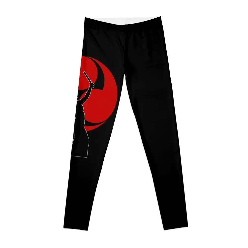 Taiko Mitsudome Red Graphic Woman Girl Player Practice Tee Leggings Joggers Per Vita Alta Gym Womans Womens Leggings