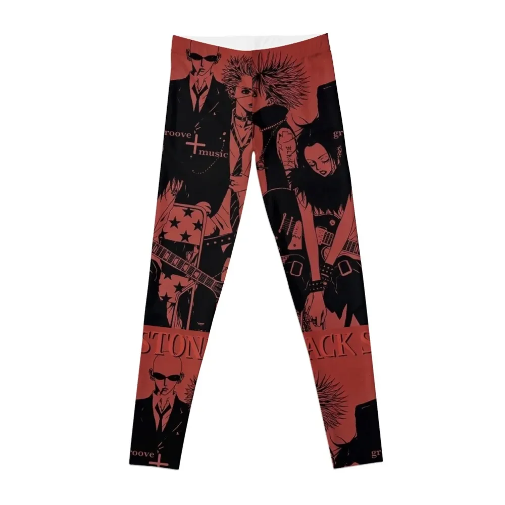 Nana The Black Stones Band Spread #6 Leggings Per Ragazze Sport Per Palestra Leggings Da Donna