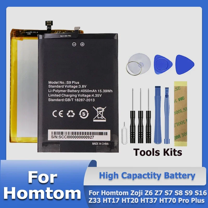 S7 S8 S16 Ht17 Ht20 Ht37 Ht70 Zoji Z33 S9 Plus Z33 Batteria Per Homtom Zoji Z6 Z7 S7 S8 S9 S16 Z33 Ht17 Ht20 Ht37 Ht70 Pro Plus