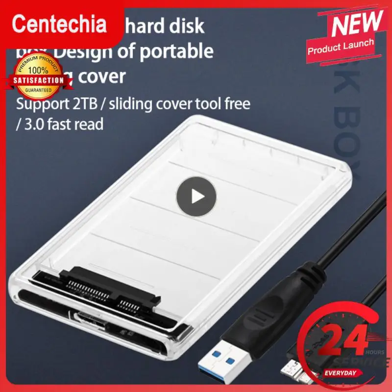 Custodia Esterna Type-C Trasparente Hdd Ssd Shell Sata Extra Sata3 Hard Disk Case Cable Harddisk Boxs Usb C 3.0