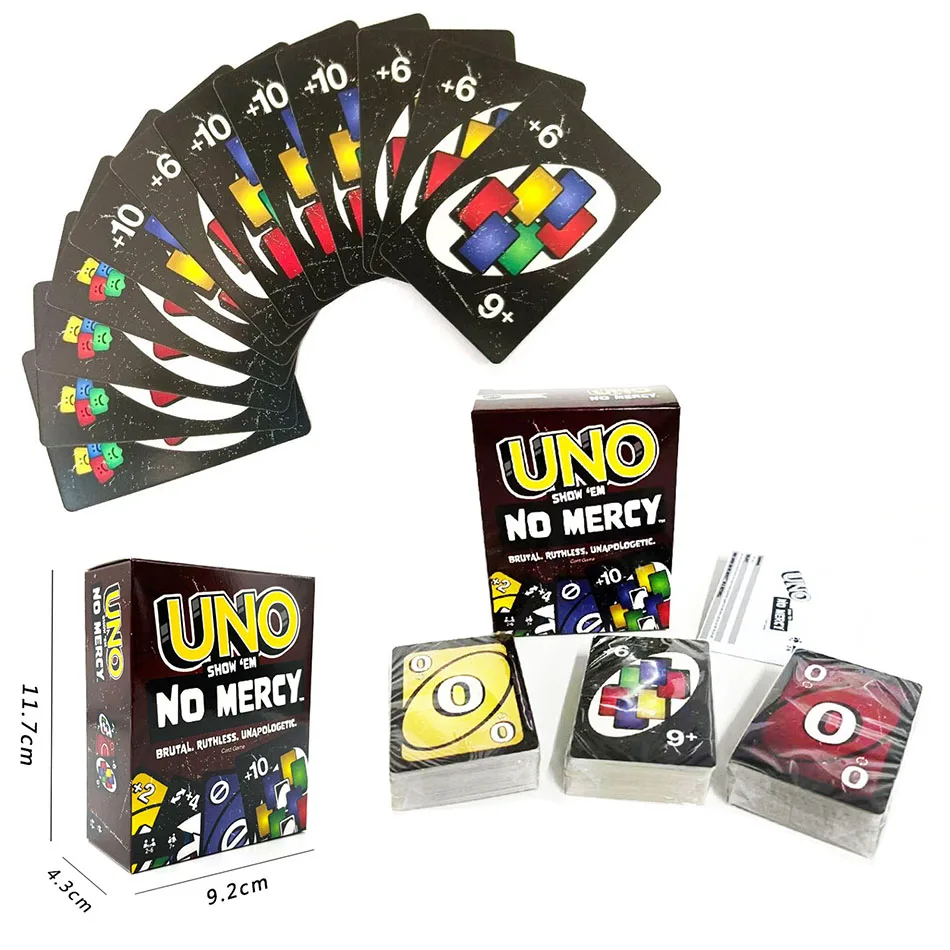Uno No Mercy Gioco Da Tavolo Giochi Uno Cards Table Family Party Entertainment Uno Giochi Di Carte Giocattoli Per Bambini Compleanno Natale