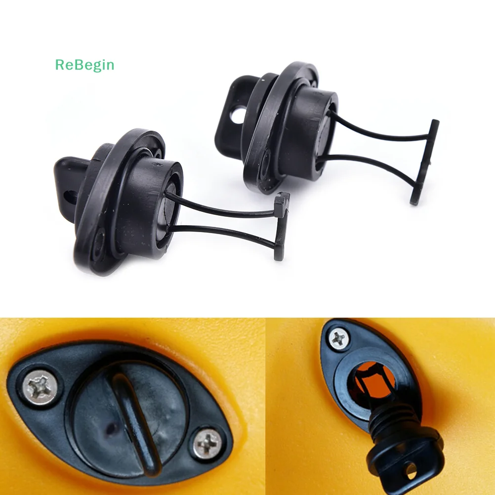 2 Pz/Set Kit Tappo Di Scarico Universale Tappi Bung Per Gommone Kayak Canoe Boat