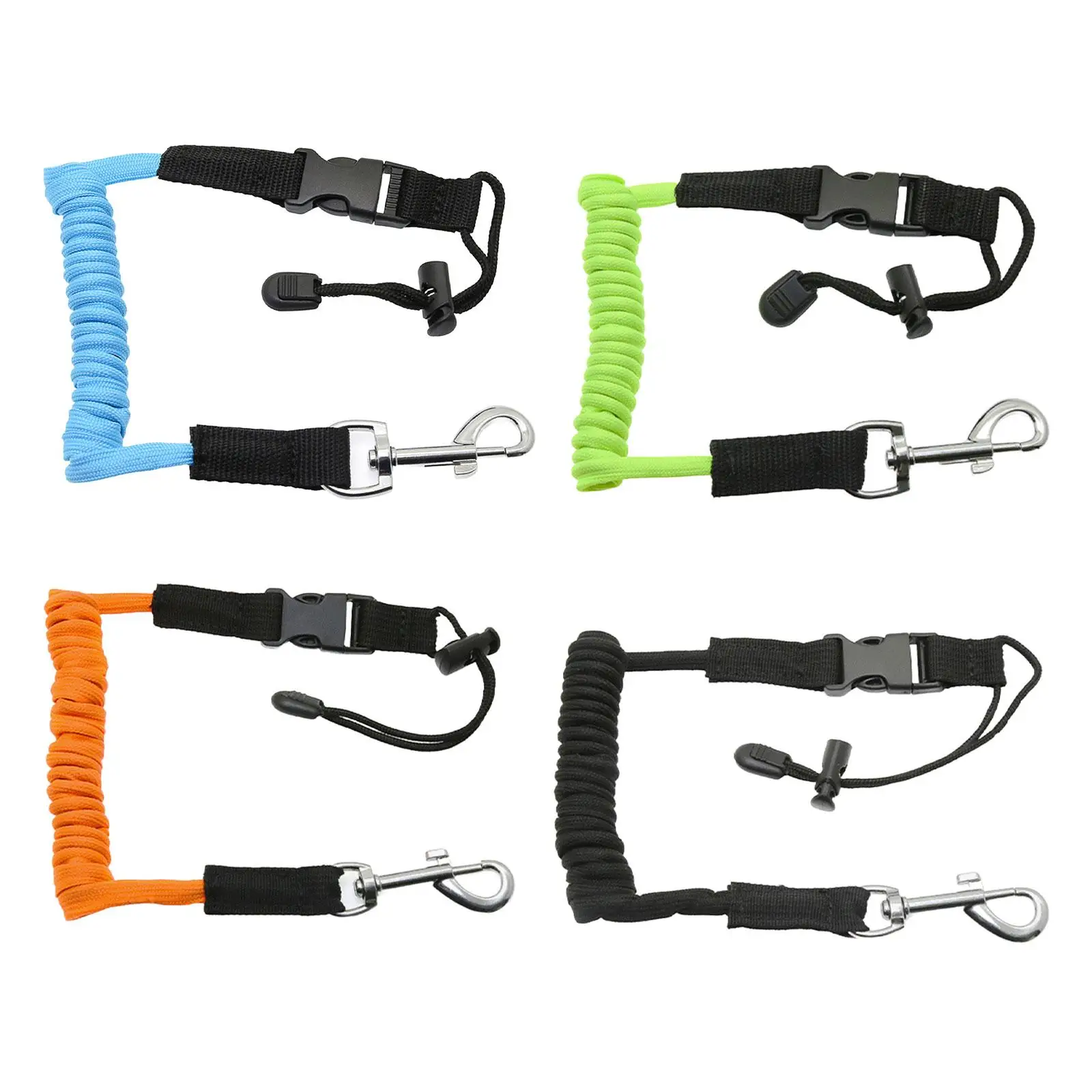 Kayak Paddle Guinzaglio Leggero Cordino Arrotolato Corda Paddle Keeper Per Canna Da Pesca Kayak Canoa Surf Kayak Tavola Da Surf